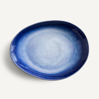 Imagem de Prato oval Azul Marinho