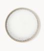 Imagem de Prato Raso Branco com Rebordo Bege