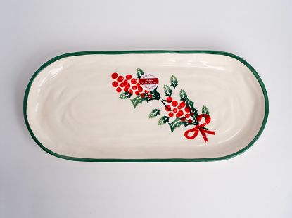 Imagem de Travessa Oval Natal Verde