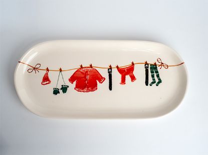 Imagem de Travessa Oval Inverno