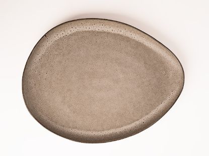 Imagem de Travessa Pequena Oval Cinza